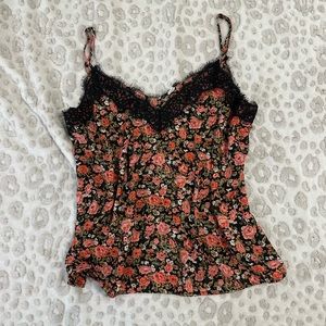 Nordstrom BP Floral Silk Blouse